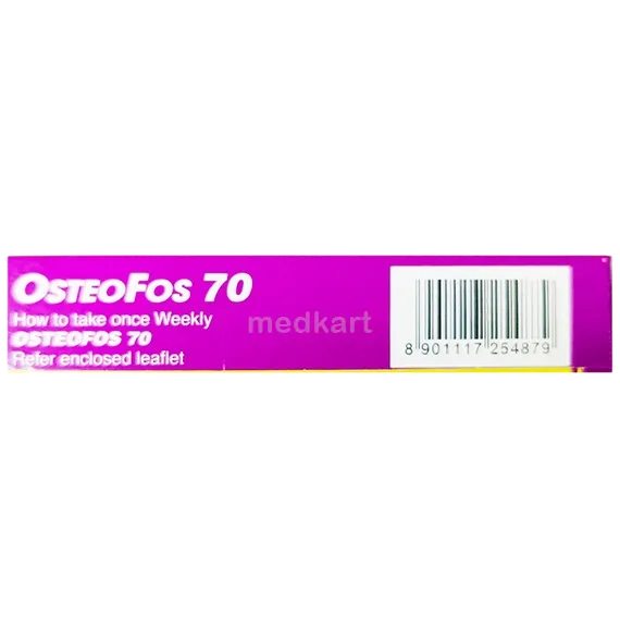 osteofos 70mg tablet 4's